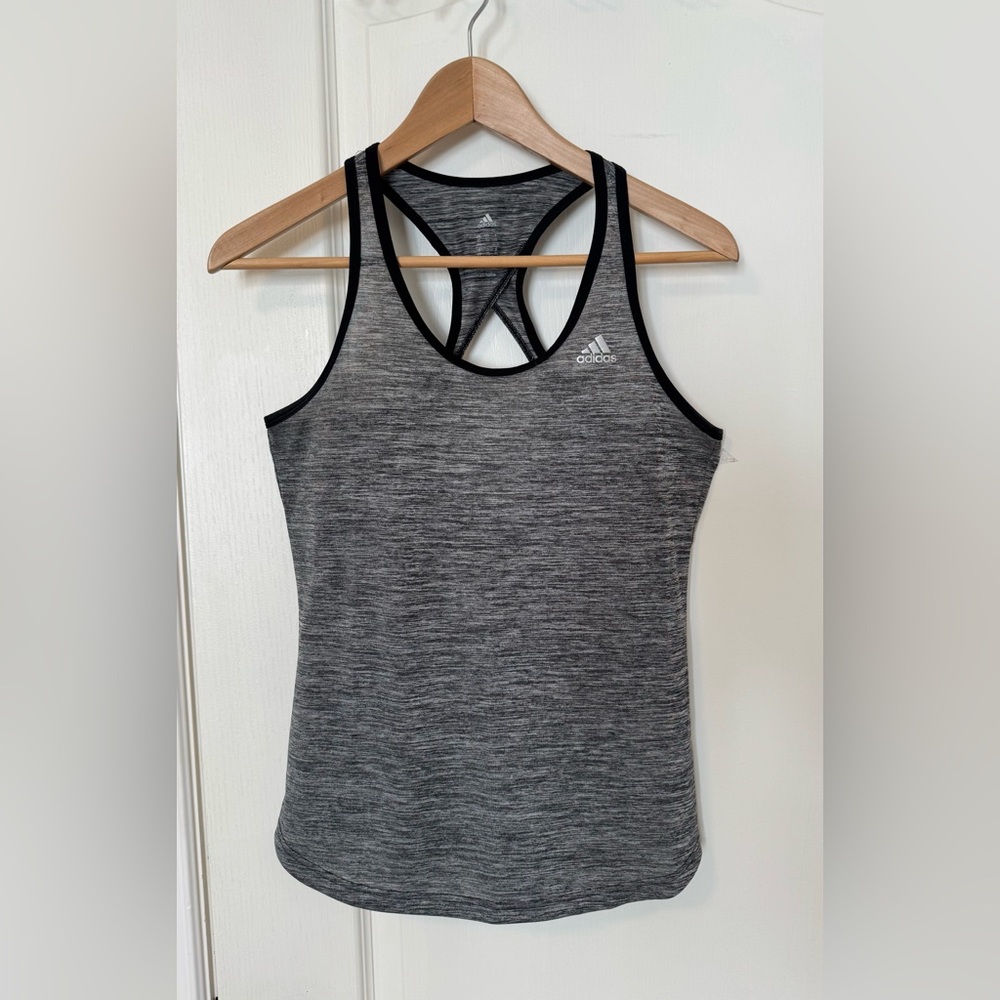 Adidas Women's Climalite Grey Tank XS Activewear Top